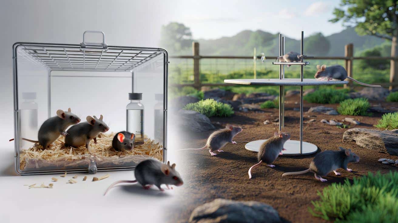 Myszy wypuszczone z klatek zmieniają zachowanie. Badania podważają wyniki testów w laboratoriach