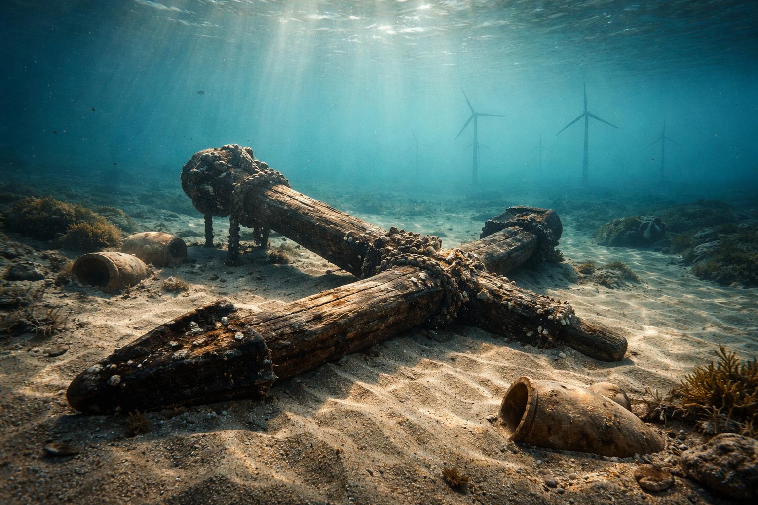 Na dnie Morza Północnego znaleziono rzymską kotwicę sprzed 2 tysięcy lat