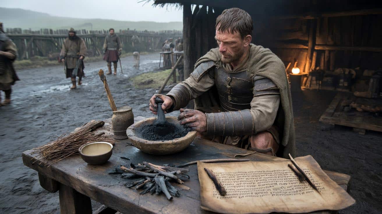 Na końcu rzymskiego imperium żołnierze sami robili atrament