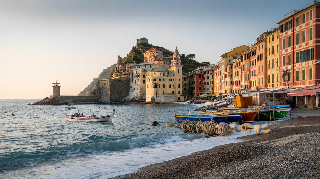 Najbardziej kolorowe miasteczko Ligurii: Camogli zachwyca nad morzem