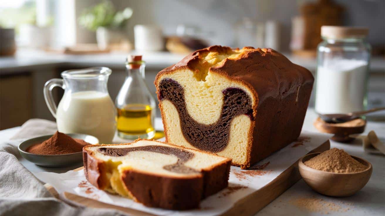 Najdelikatniejsze ciasto marmurkowe bez jajek i masła, jakie upieczesz