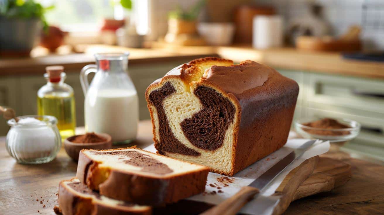 Najdelikatniejsze ciasto marmurkowe bez jajek i masła, jakie zrobisz w domu