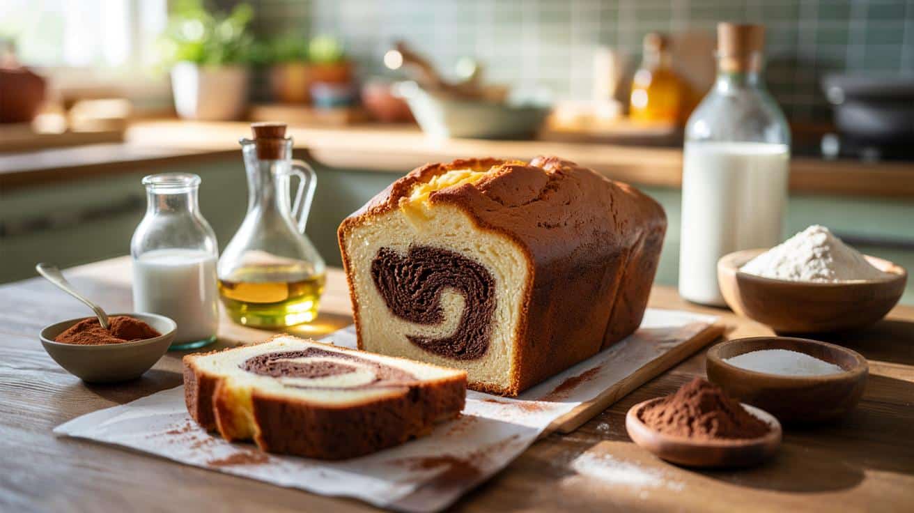 Najdelikatniejszy marmurek bez jajek i masła: prosty przepis, który wchodzi do nawyku