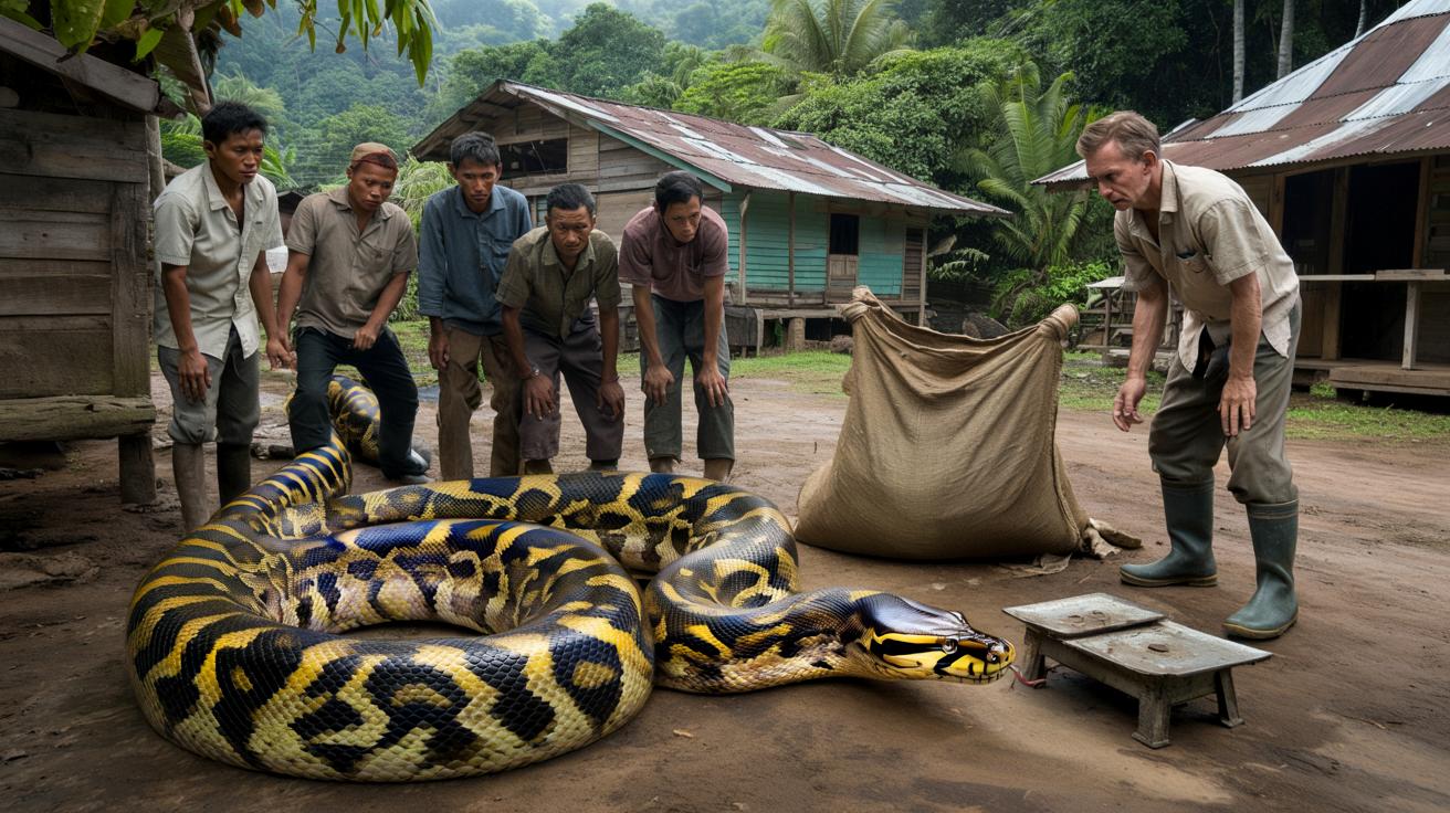 Najdłuższy dziki wąż w historii: „Baronowa” wciąż rośnie