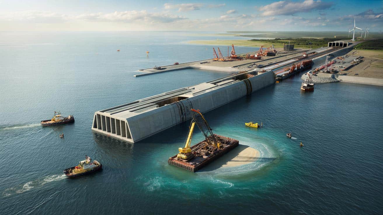 Najdłuższy zanurzony tunel świata rośnie w Europie. Tak się go buduje