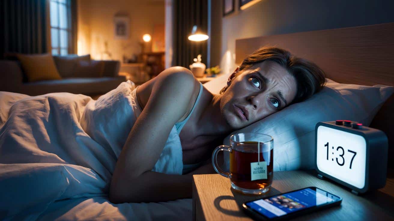 Najgorsza pora na picie herbaty jeśli chcesz dobrze spać