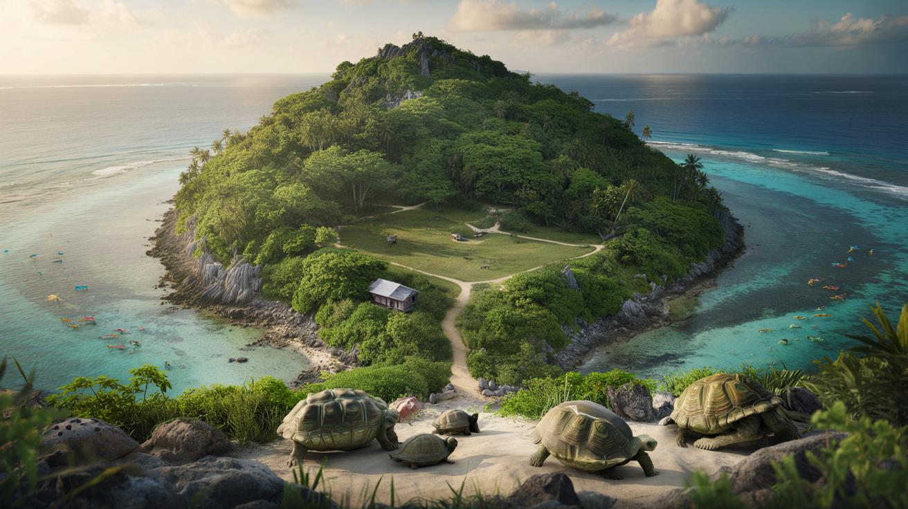 Dziennikarz kupił za grosze bezludną wyspę i stworzył najmniejszy park narodowy na świecie