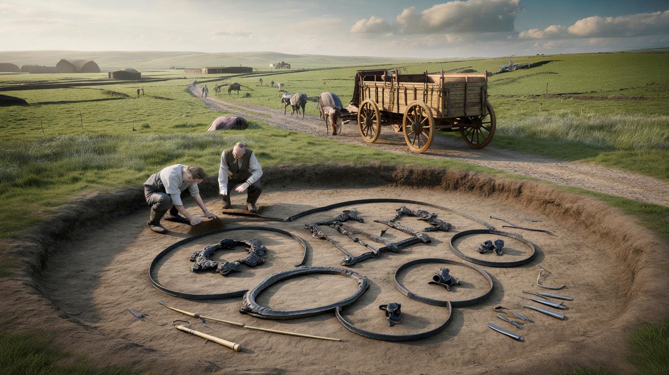 Najstarszy czterokołowy wóz na Wyspach: sensacja archeologów z północy Anglii