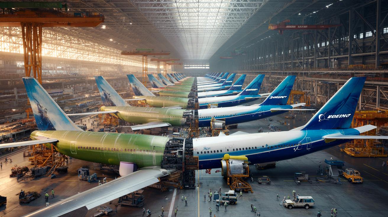 Największa fabryka globu: gigant Boeinga, który składa 8 samolotów naraz