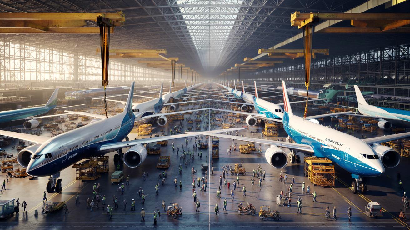 Największa fabryka na Ziemi: 30 tys. ludzi i 8 samolotów naraz
