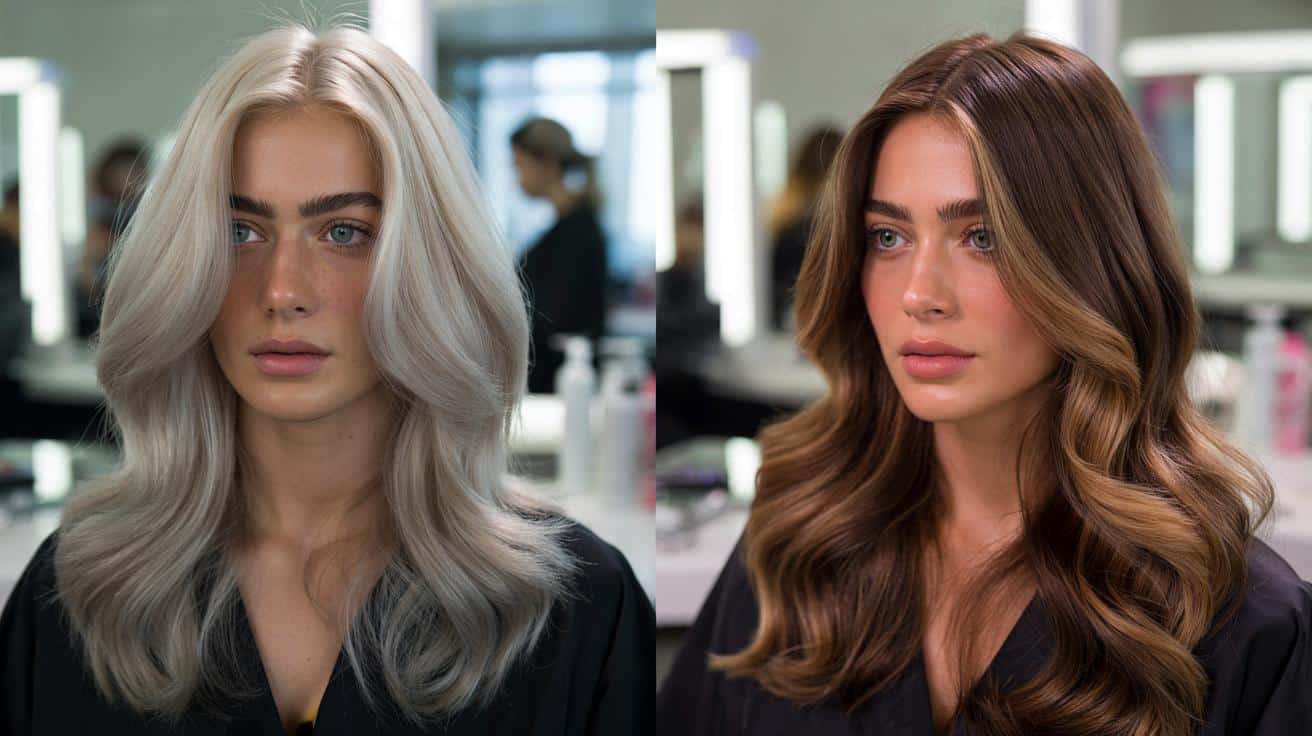 Największy błąd brunetek u fryzjera: jeden odcień blondu postarza i odbiera świeżość