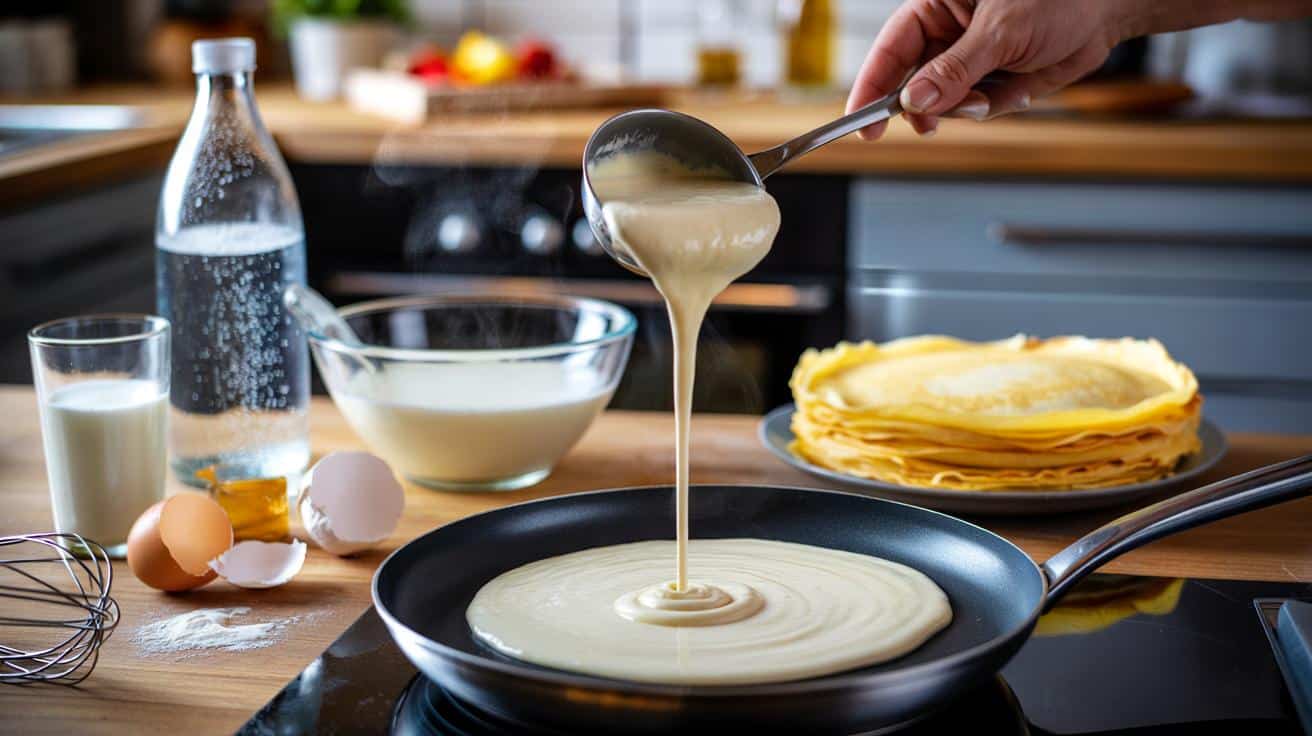 Jak smażyć naleśniki od razu po zmieszaniu ciasta? Wystarczy jedna prosta zmiana w przepisie