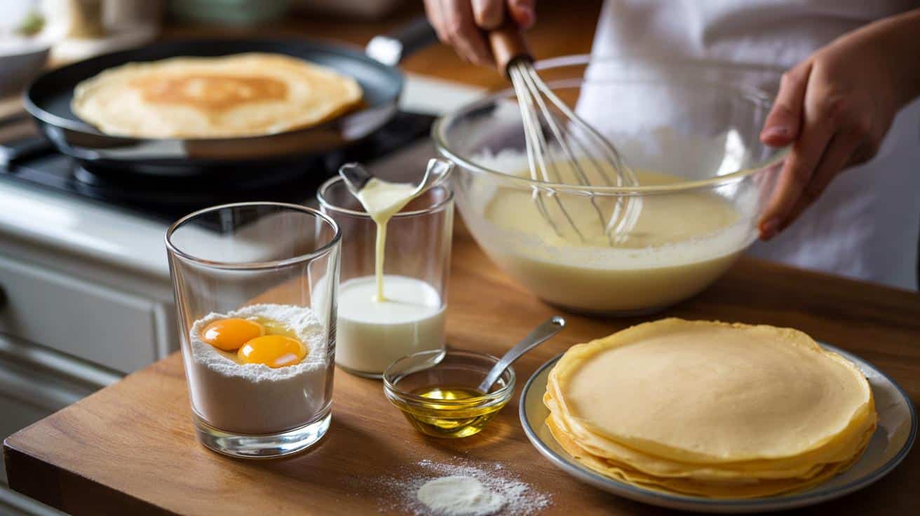 Genialny trik na naleśniki bez wagi: zasada 1 2 2 2 i zwykła szklanka gwarantują idealne ciasto