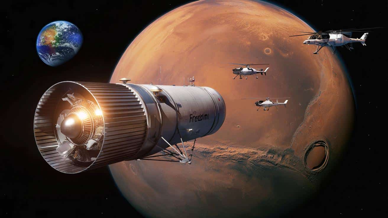 Napęd jądrowy NASA rusza w kosmos: pierwszy krok do lotu na Marsa w 2028