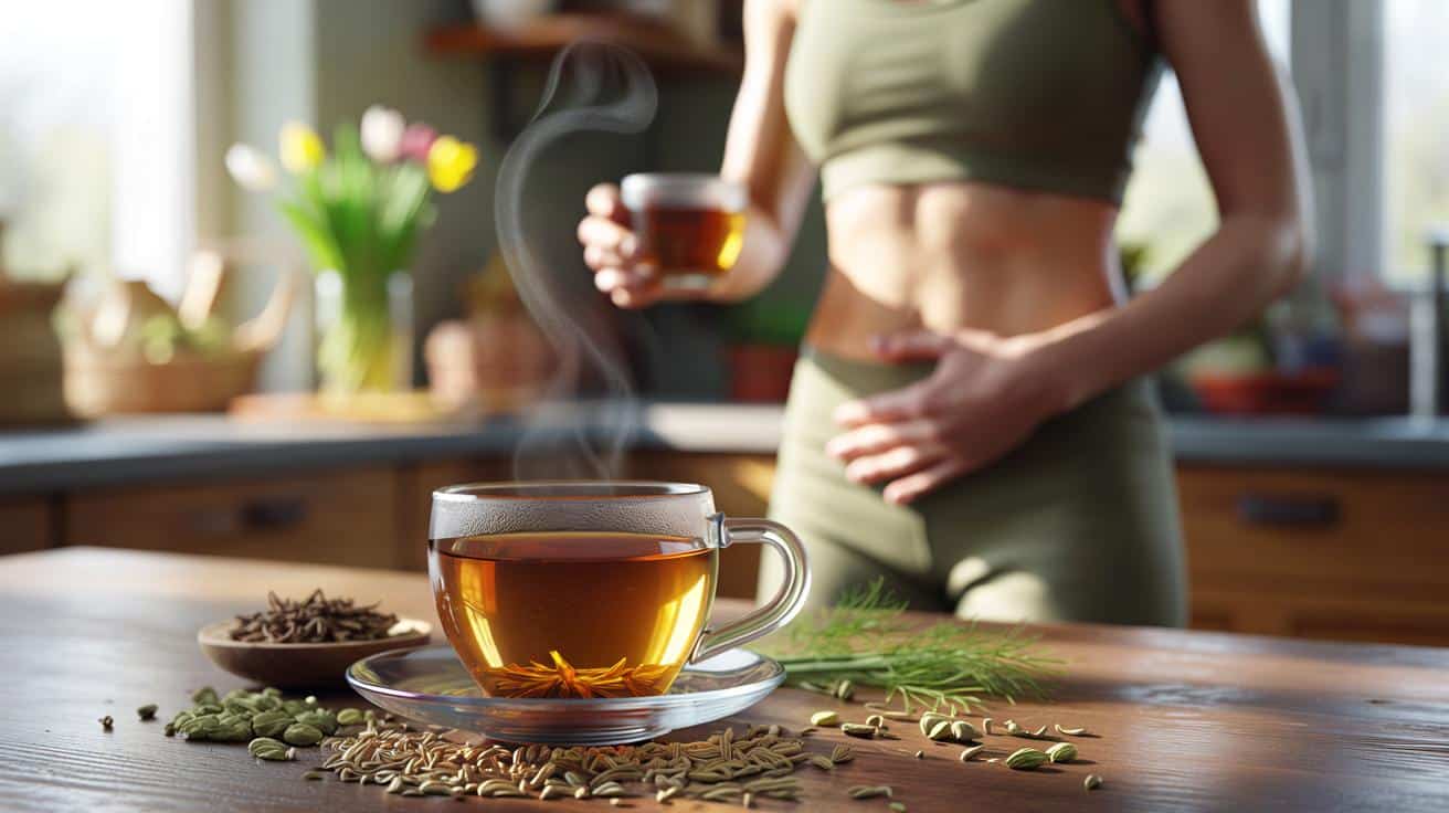 Napój na płaski brzuch w marcu: prosta herbata, która uspokaja gazy