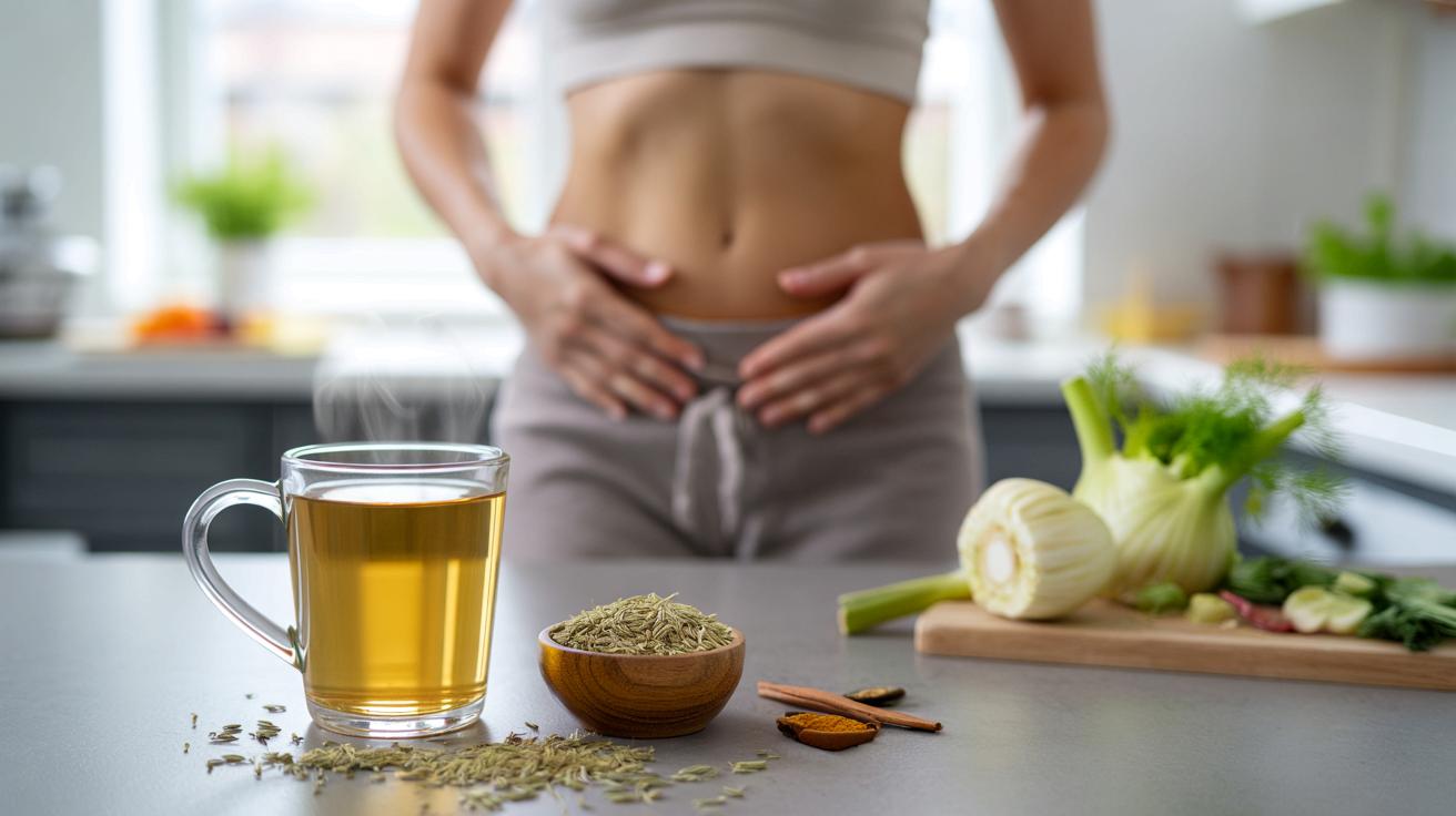 Napój na płaski brzuch w marcu: prosta herbata, która zmniejsza gazy