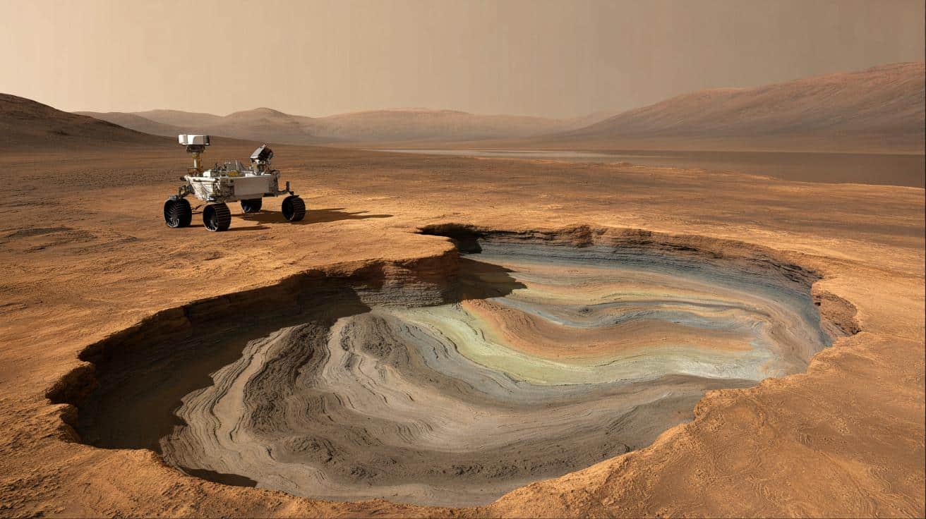 NASA „prześwietliła” Marsa na 35 metrów. Co kryje się pod dnem dawnego jeziora?