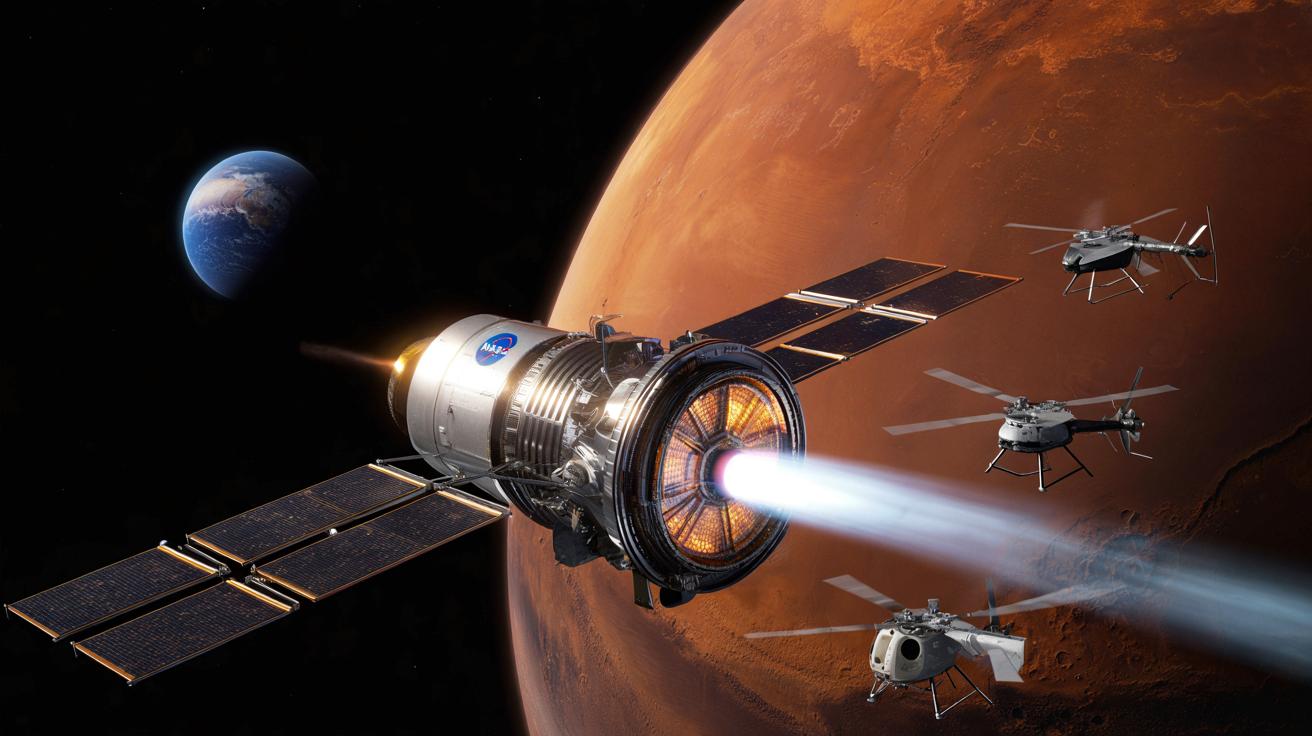 NASA stawia na silnik jądrowy: lot na Marsa już w 2028 roku?