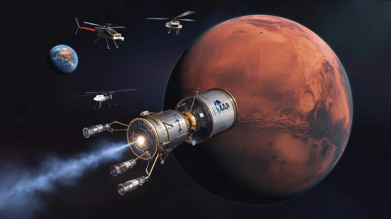 NASA stawia na silnik jądrowy. Mars może być bliżej już w 2028