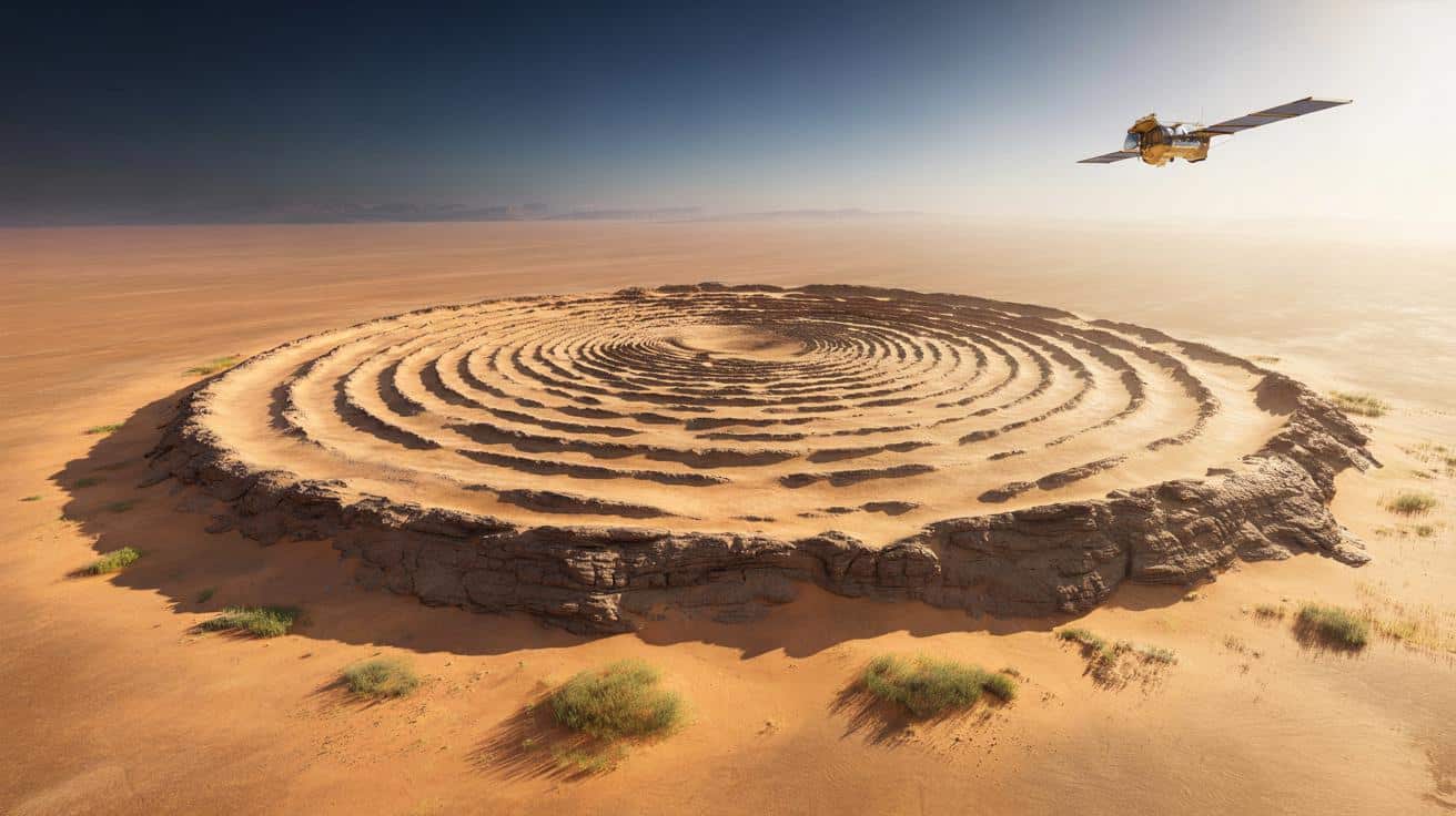 NASA zauważa w Saharze ogromne skalne kręgi. Naukowcy wciąż zaskoczeni