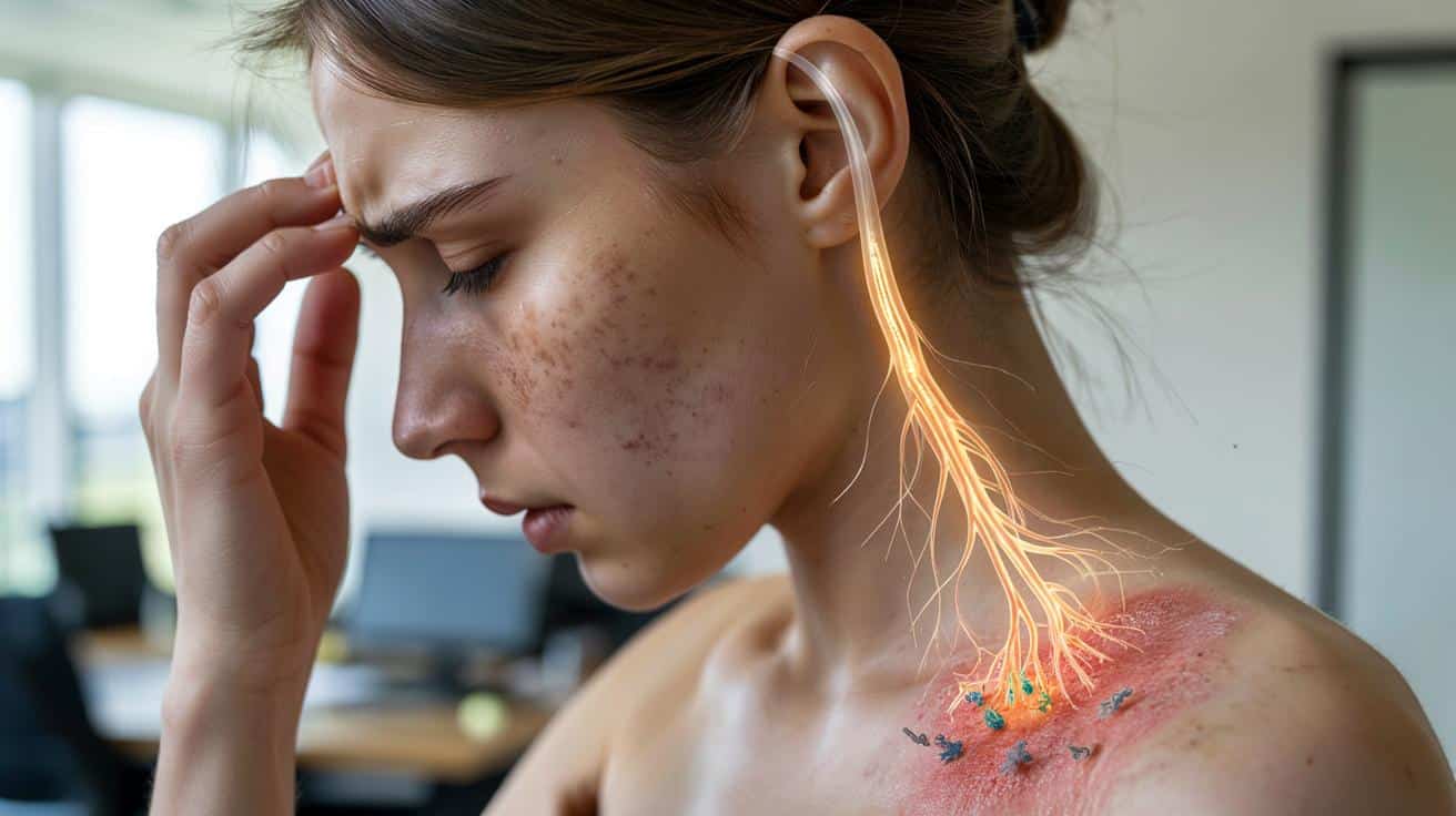 Naukowcy namierzyli „przewód nerwowy” między stresem a zaostrzeniem egzemy