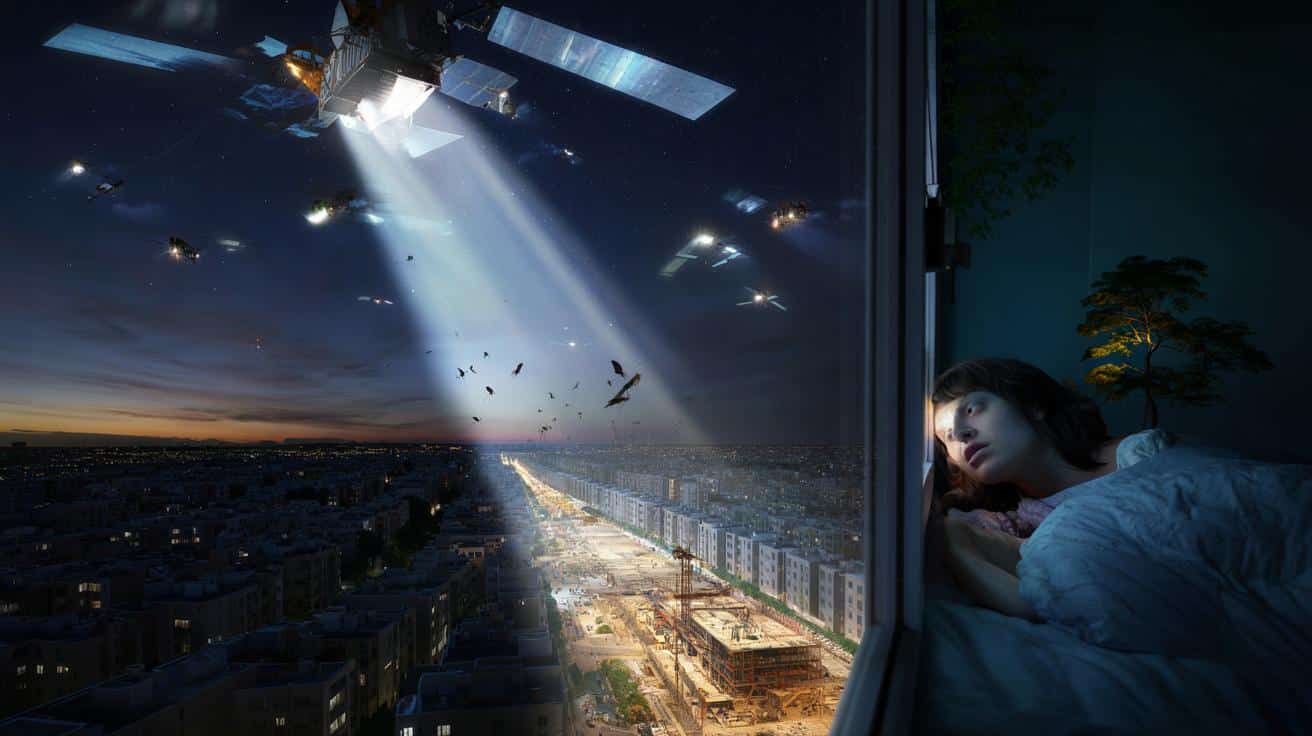 Naukowcy ostrzegają: satelitarne lustra mogą zaburzyć sen całej ludzkości