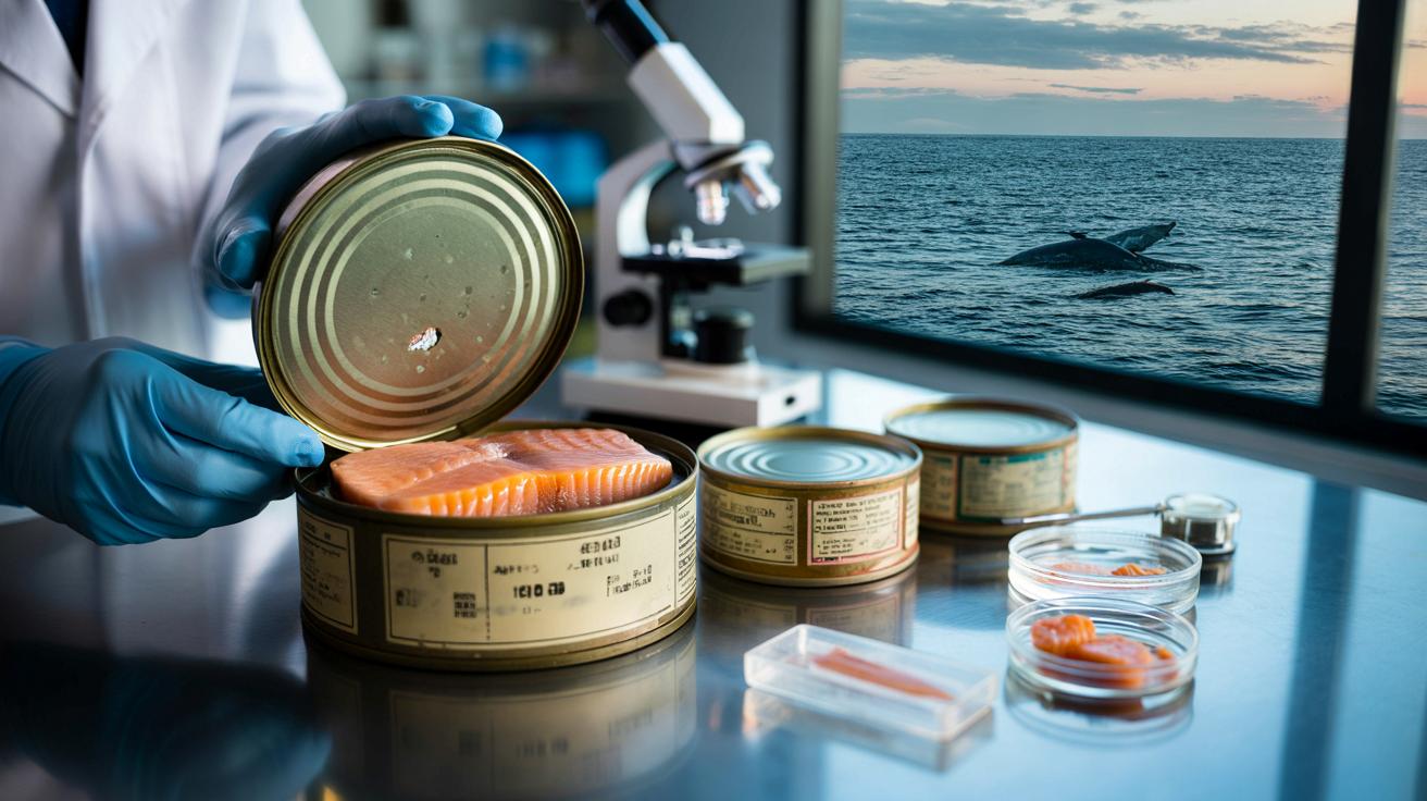 Naukowcy otworzyli 40‑letnie puszki z łososiem. W środku cenny sygnał z oceanów