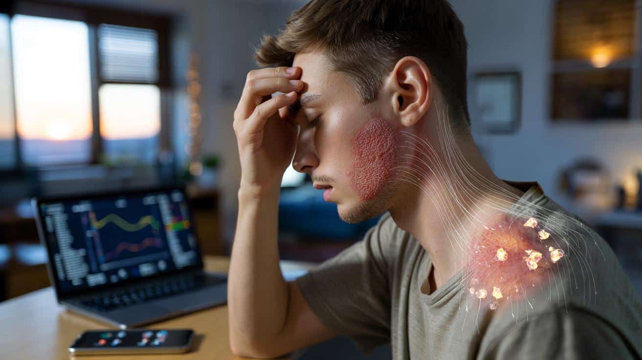 Naukowcy rozszyfrowali, jak stres wywołuje nagłe zaostrzenia atopowego zapalenia skóry