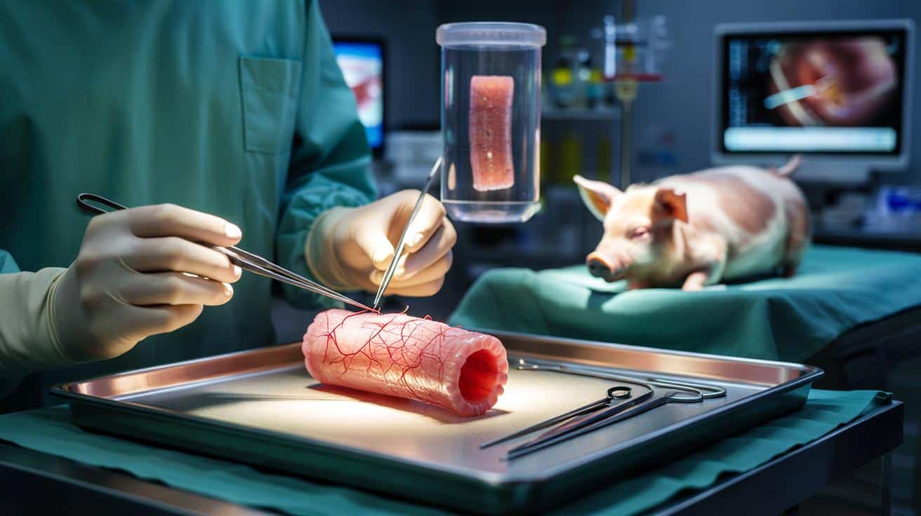 Przełom w laboratorium: naukowcy wyhodowali i wszczepili działający fragment przełyku