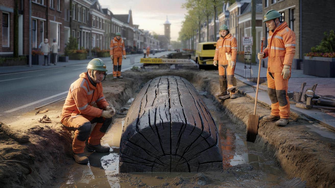 Niderlandzcy robotnicy trafili na tajemniczy wrak z czasów średniowiecza