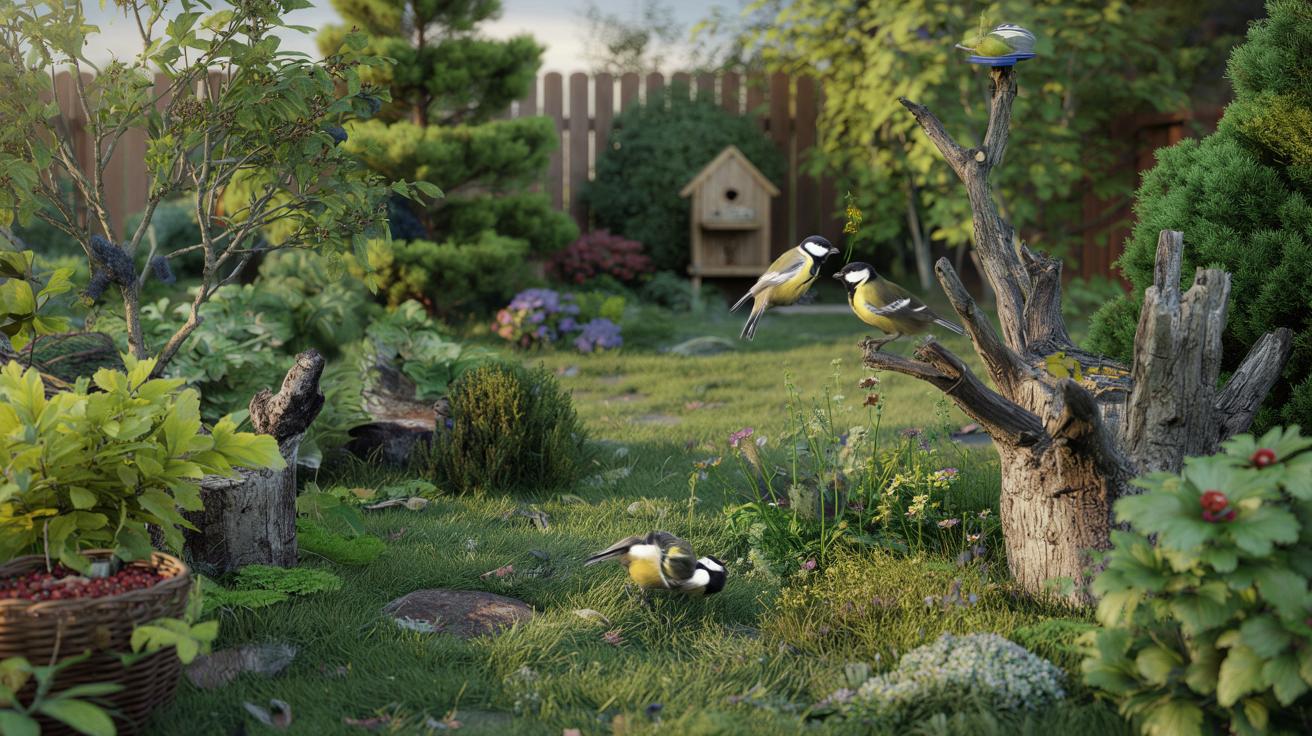 Nie karmnik, nie budka. Ten prosty trik ściąga sikory do ogrodu