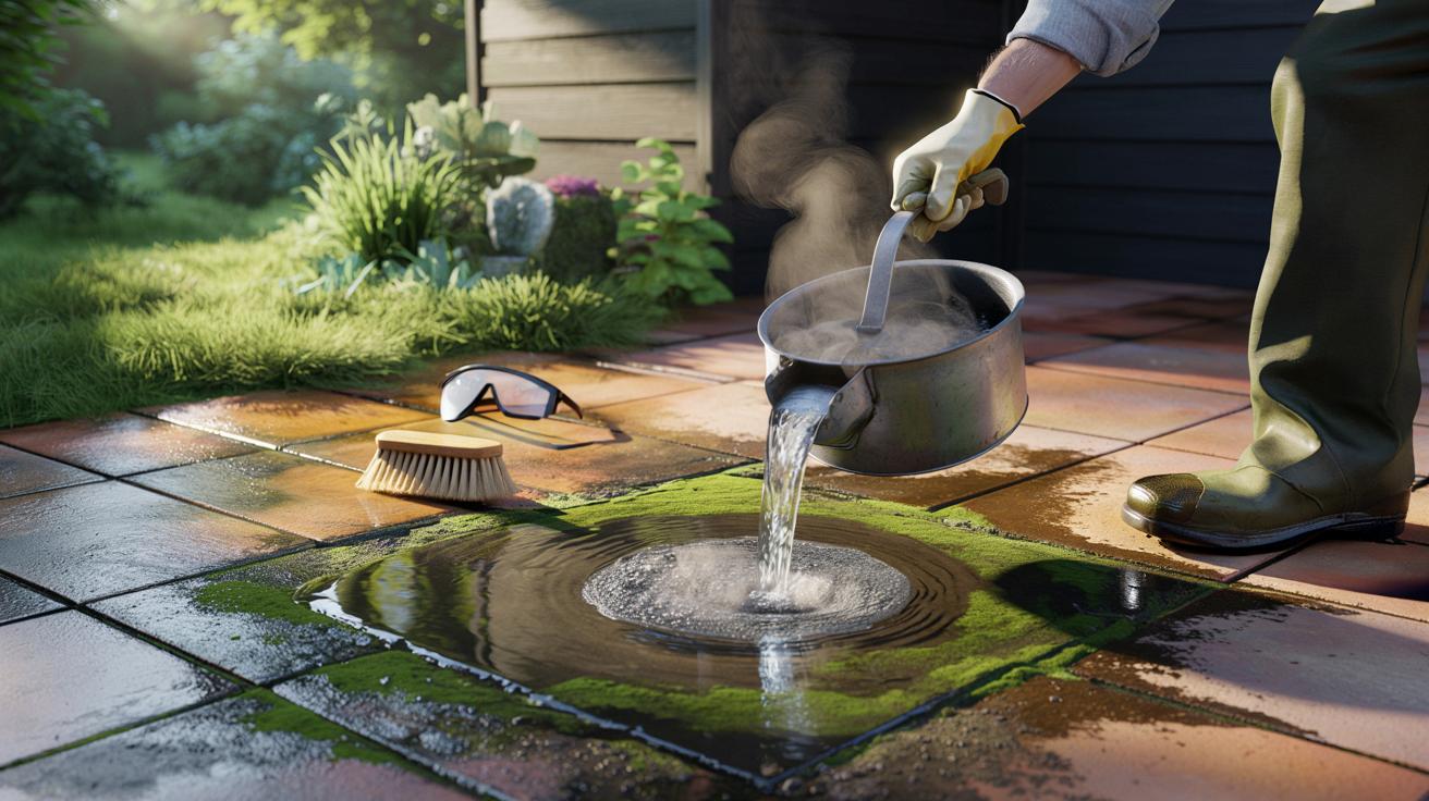 Nie lej chloru na taras. Ten darmowy trik z kuchni czyści sam