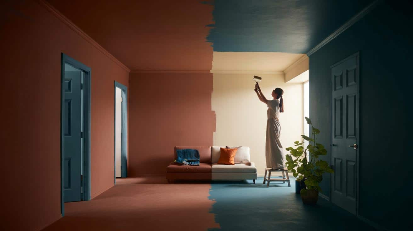 Nie maluj wszystkiego od nowa: trik „konturowania” ścian zmienia proporcje pokoju