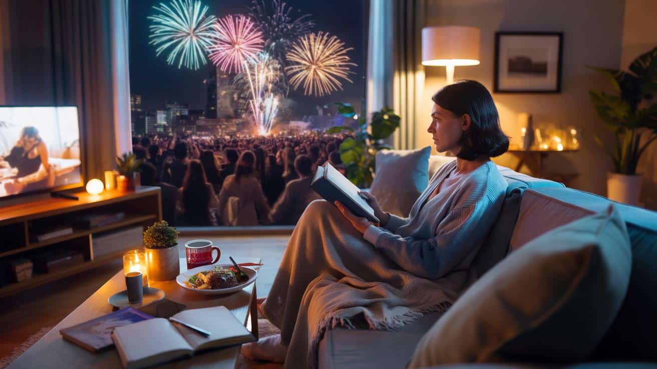 Nie masz planów na sylwestra? Psycholog: nicnierobienie też jest w porządku