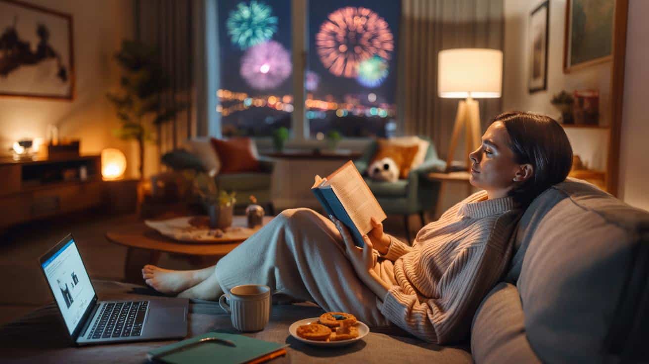 Nie masz planów na sylwestra? Psycholożka: nicnierobienie też jest w porządku