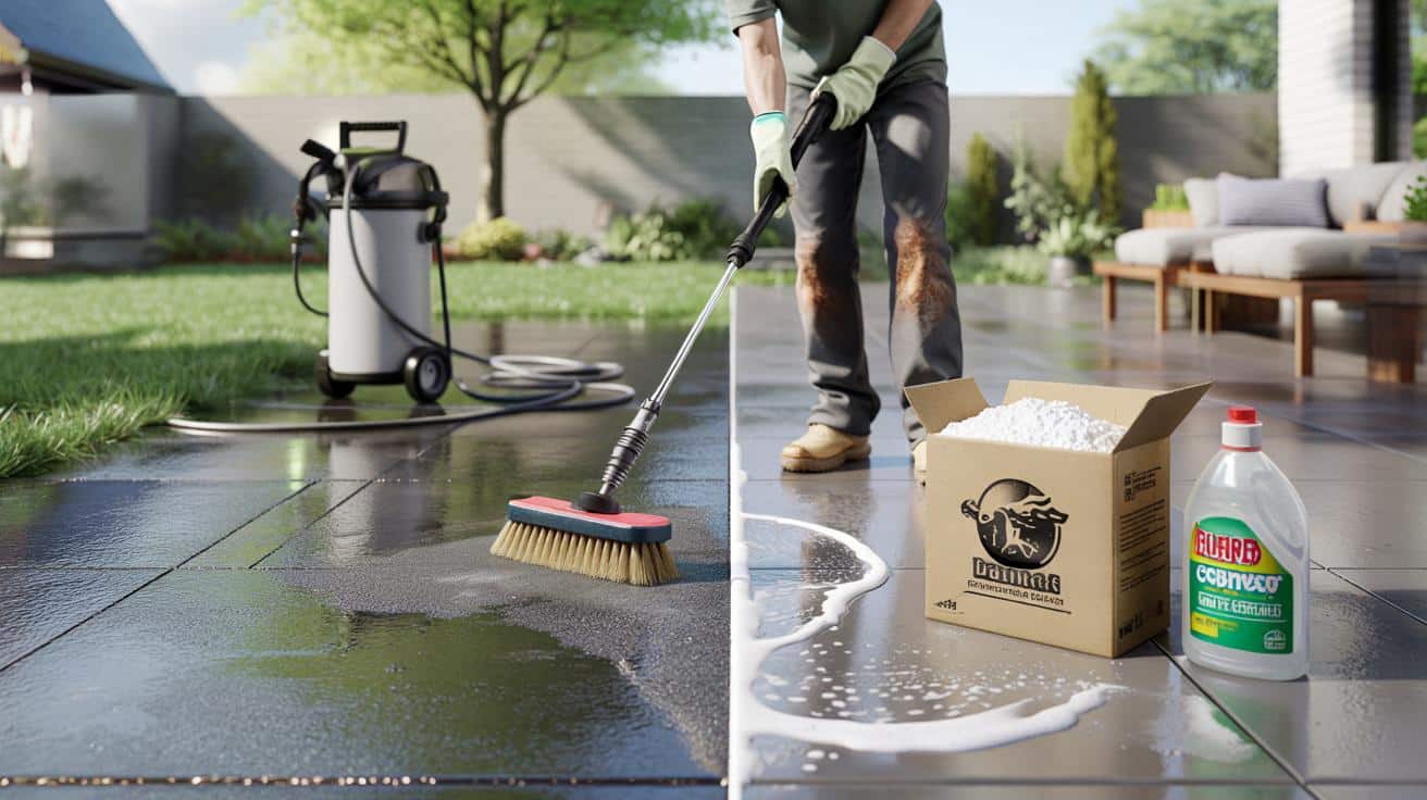 Nie myj tarasu myjką ciśnieniową. Ten prosty trik z 2 produktami działa lepiej