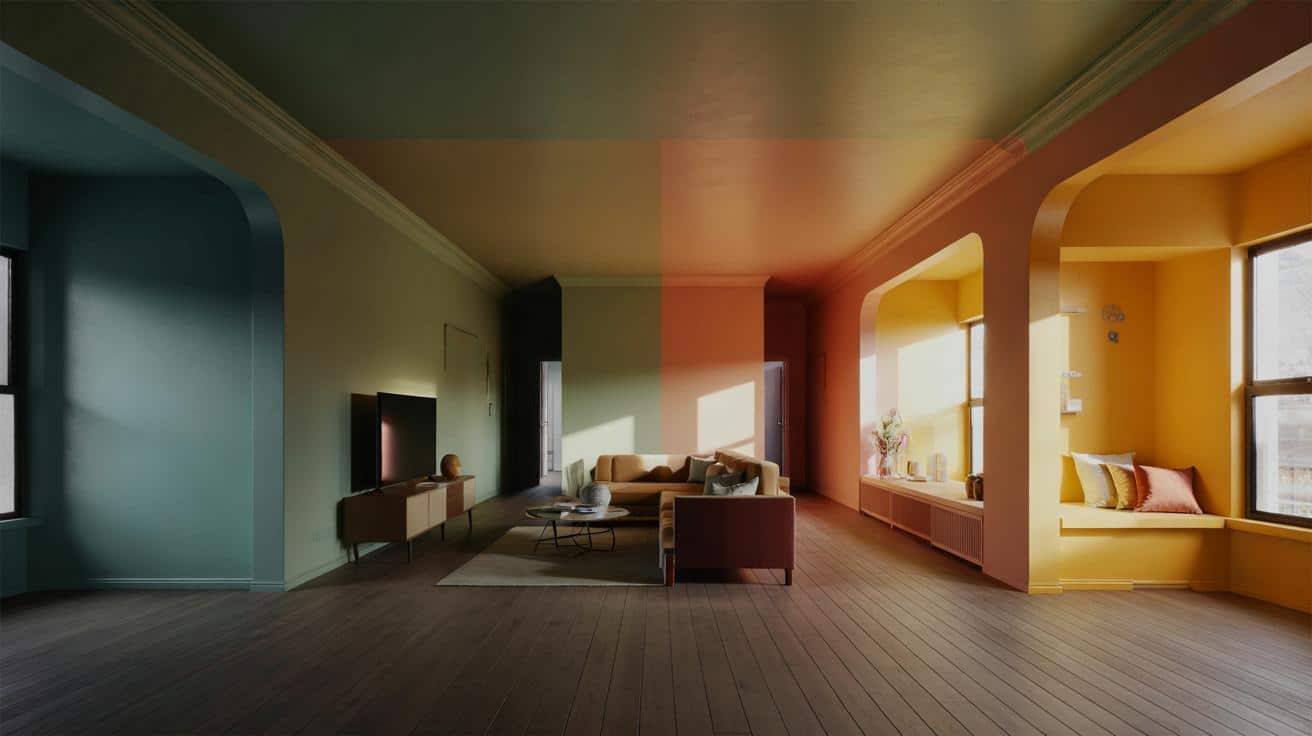 Nie przemalowuj całego mieszkania: trik „konturowania” farbą ratuje krzywe pokoje