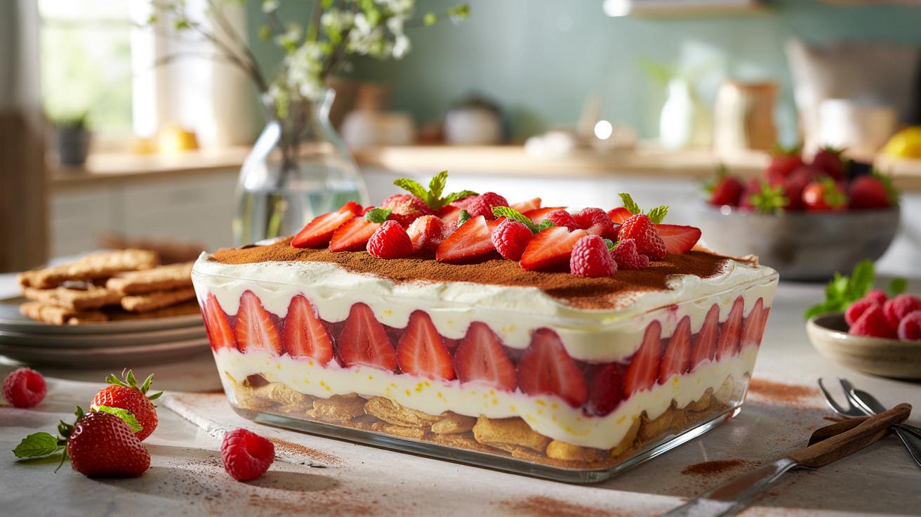 Nie robię już tiramisu z kawą. Ten wiosenny wariant wygrywa wszystko