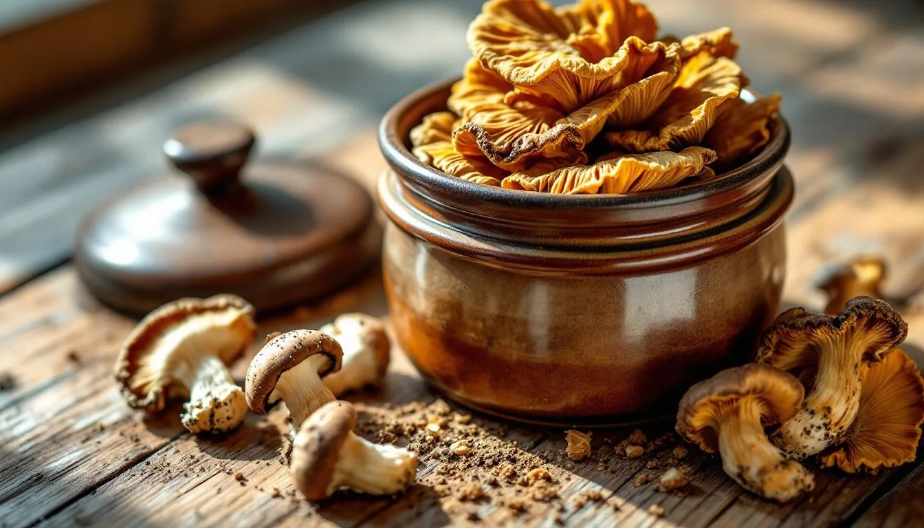 Nie suszenie, a pojemnik: ten trik zachowuje aromat suszonych grzybów latami