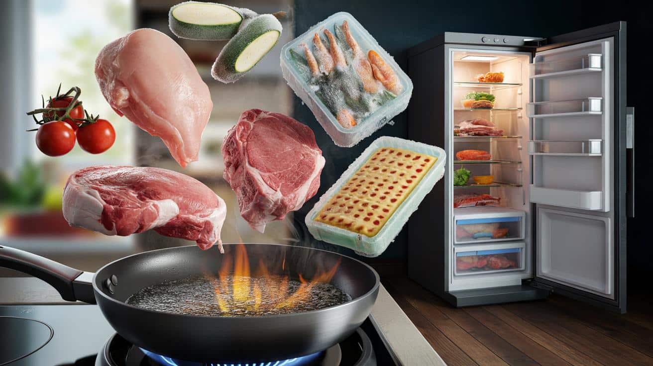 Nie wrzucaj prosto z zamrażarki na patelnię: 5 produktów, które mogą zaszkodzić