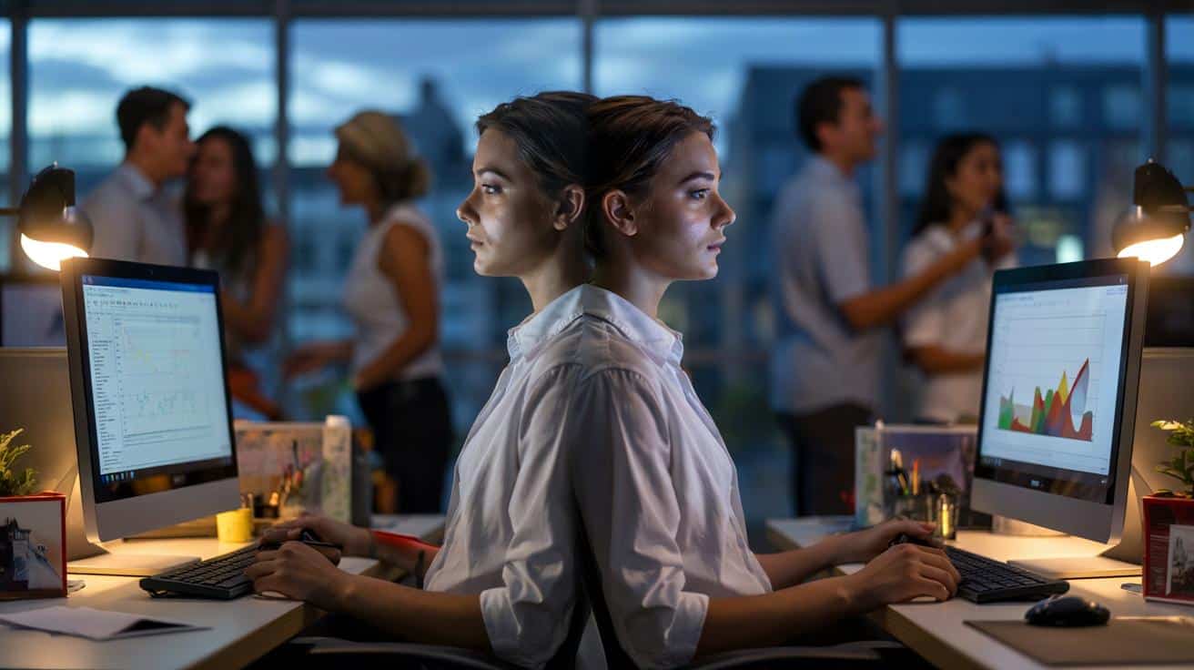 Nie wypala cię ciężka praca, tylko udawanie kogoś innego w biurze