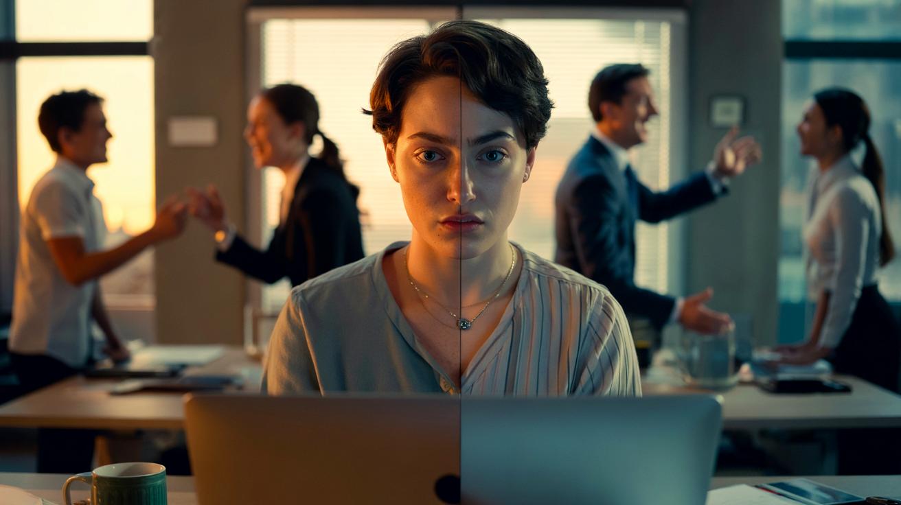 Nie wypala cię praca, lecz ciągłe udawanie kogoś innego