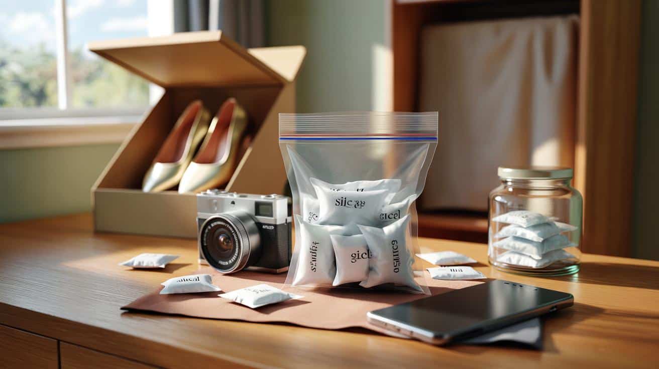 Nie wyrzucaj białych saszetek z pudełek po butach. Zrób z nich domowy „pochłaniacz wilgoci”