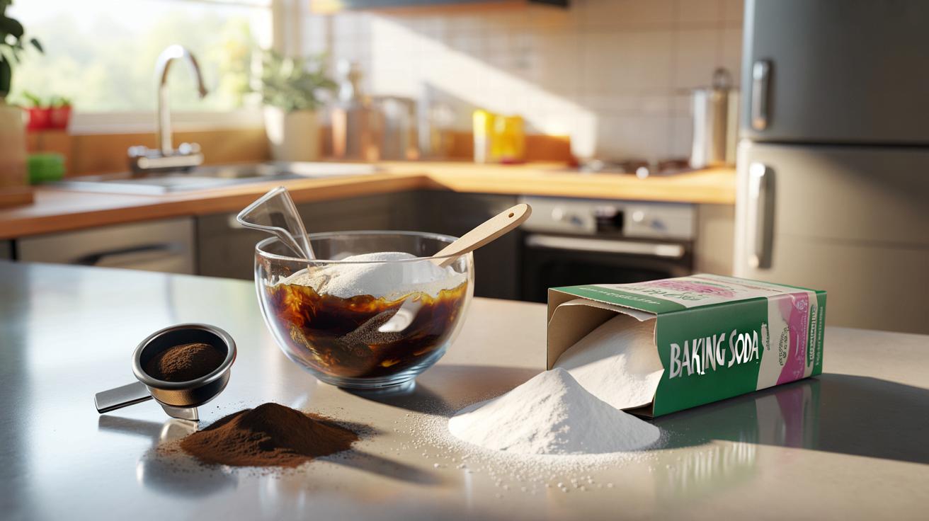 Nie wyrzucaj fusów po kawie: połącz je z sodą i zrób domowy „czyścik” do wszystkiego