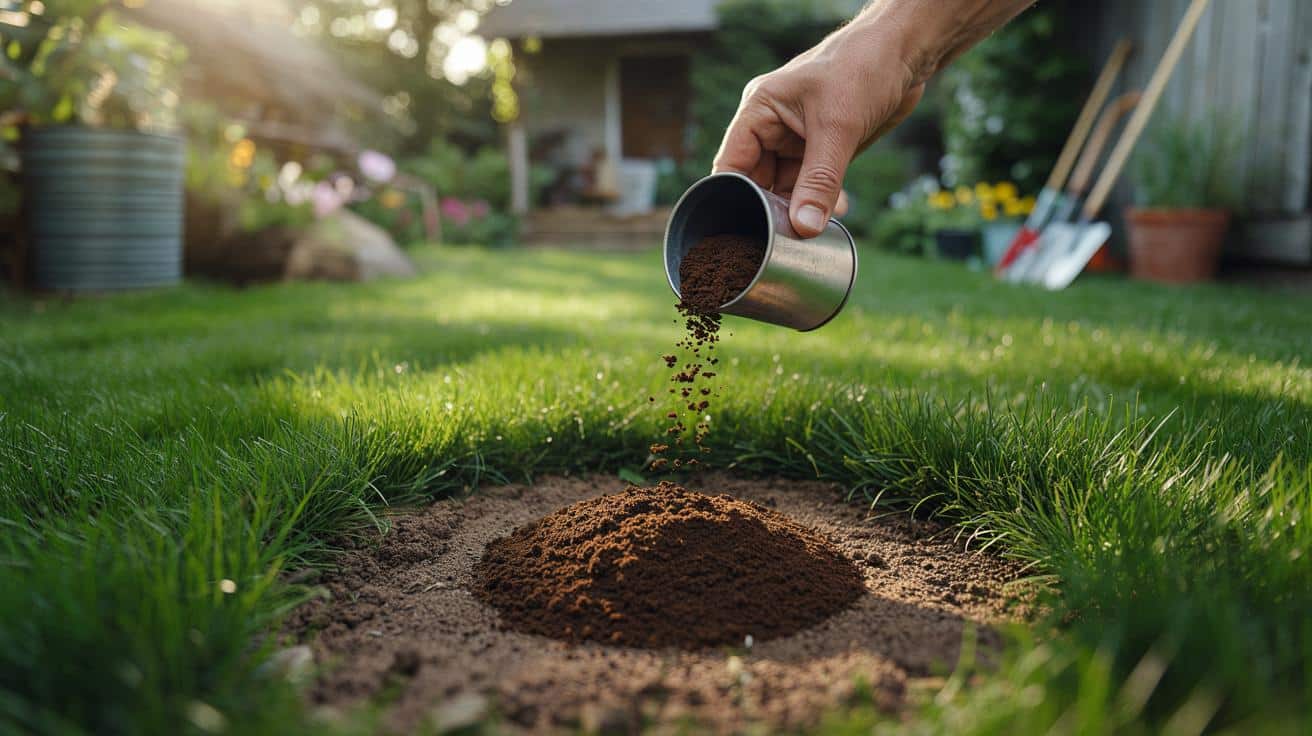 Nie wyrzucaj fusów z kawy. Posyp nimi trawnik, a zieleń zaskoczy