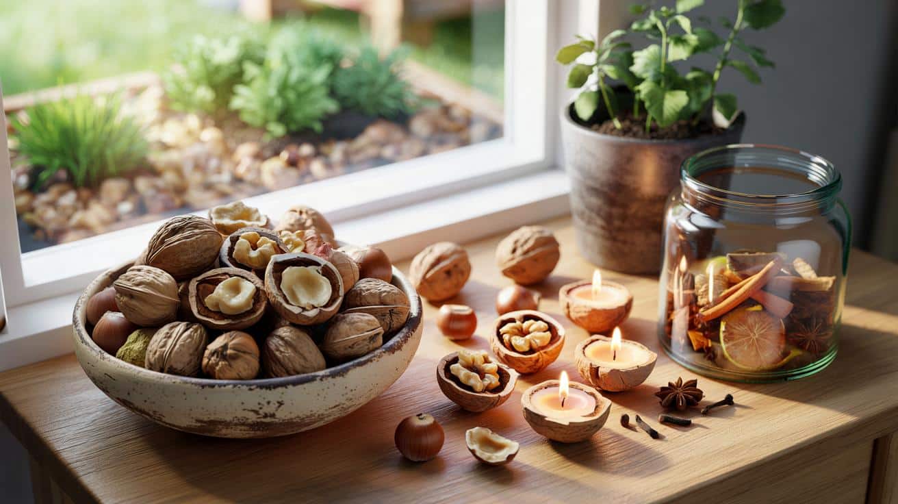 Nie wyrzucaj już łupin orzechów: genialne triki do domu i ogrodu