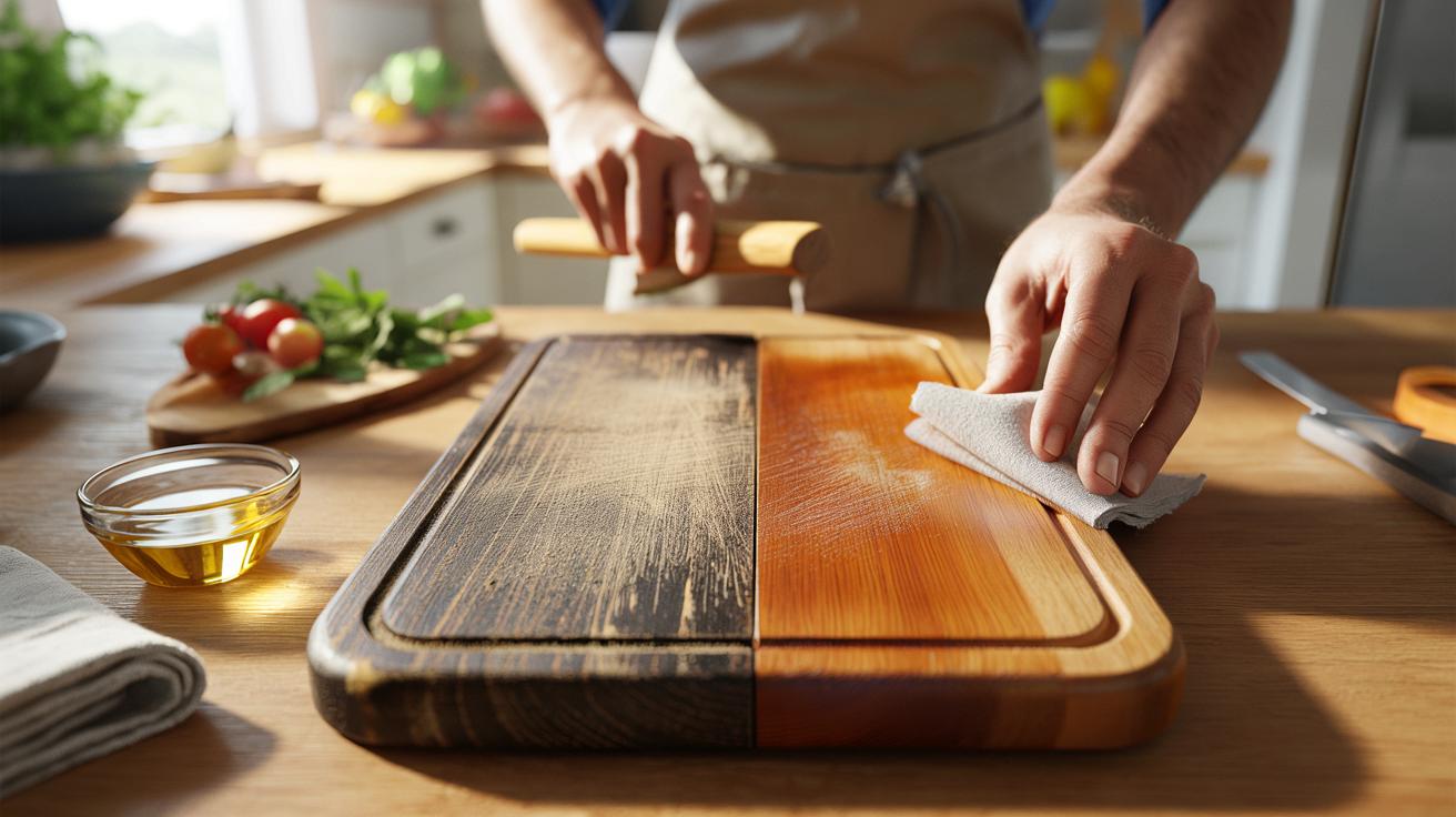 Nie wyrzucaj starej deski do krojenia. Ten prosty trik robi cuda