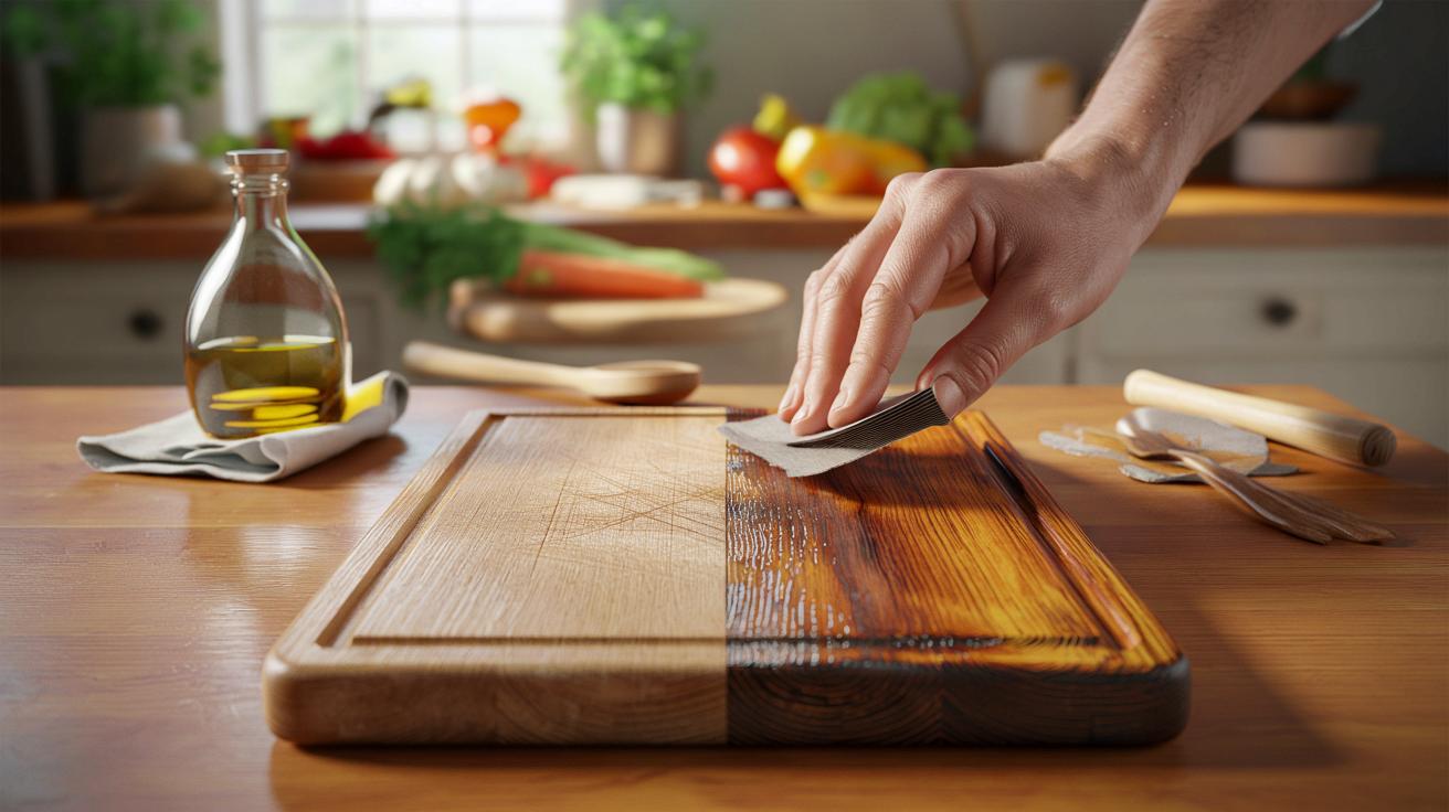 Nie wyrzucaj starej drewnianej deski do krojenia: prosty trik, który działa cuda