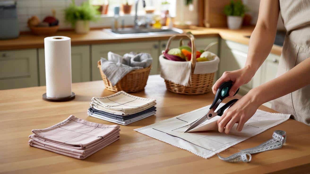 Nie wyrzucaj starych prześcieradeł – zrób z nich „ręczniki kuchenne” na lata