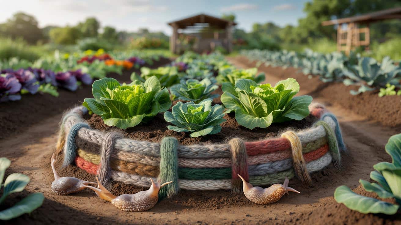 Nie wyrzucaj starych swetrów: zrób z nich zaporę na ślimaki w warzywniku